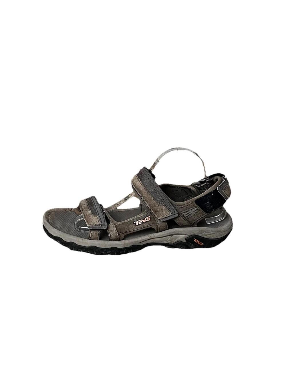 Teva Brown Leather Sport Sandals Womens 9.5 EU 40.5 Hiking Outdoor Adjustable